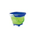 thumbnail image 2 of Tholdsy Cubo de agua de viaje para niños, fiesta en la piscina, patio de recreo, cubos de arena plegables de silicona, regalo de cumpleaños Juegos de césped Verde, 2 of 6