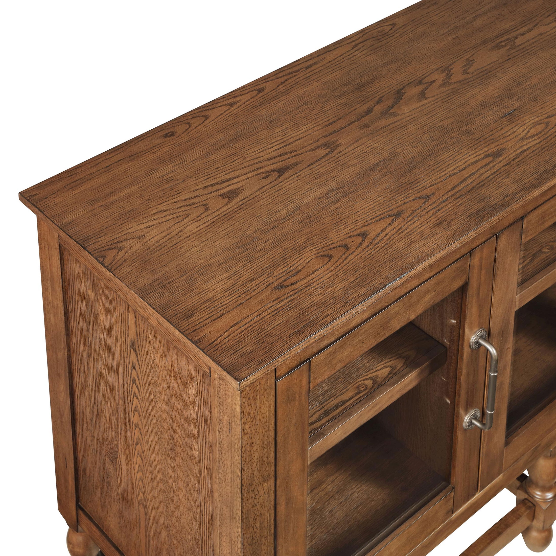 The Pioneer Woman Harper Buffet Cabinet, 3 Interior Shelves, Homestead Brown