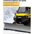 thumbnail image 2 of 60 x 4 x 0.75 Inch Black Polyurethane Snow Plow Cutting Edge, Heavy Duty Replacement Blade, 2 of 6