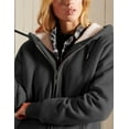 thumbnail image 4 of Yeokou Women's Casual Full Zip Up Sherpa Lined Hoodie Sweatshirt Jacket Coat, 4 of 7