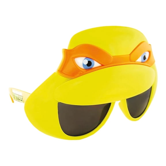Michaelangelo Teenage Mutant Ninja Turtle Sunstache Glasses Adult Halloween Accessory
