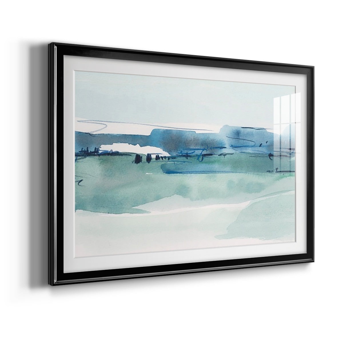 Ultramarine Vista I Premium Framed Print - Ready to Hang