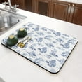 thumbnail image 3 of Washable Rubber Farmhouse Vintage Dish Drying Mats for Kitchen Counter Home Large Coffee Bar Pad Accessories and Decor for Utensils Stemware 23.5''x15.5'', 3 of 7