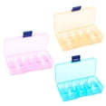 thumbnail image 3 of MasteelfCA 3Pcs Plastic Classified Storage Box Creative Simple Jewelry Holder Home Supply, 3 of 7