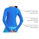 thumbnail image 4 of Remera CRZ YOGA sin costuras de manga larga transpirable azul S, 4 of 6