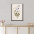 thumbnail image 4 of Framed Canvas Print Wall Art Wildflowers Vintage Floral Botanical Art for Living Room, Bedroom, Office - 24"x36" WHITE, 4 of 7