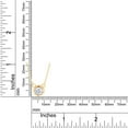 thumbnail image 3 of Moissanite Necklace for Women, Bezel Setting 1ct / 6.5mm Round Shaped Moissanite Diamond D-E Color In 14K Yellow Gold Over Sterling Silver, Jewelry Box Packed, 3 of 4