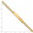 thumbnail image 3 of 14k Yellow Gold Cuban Name Bar Identification Id Bracelet, 3 of 7