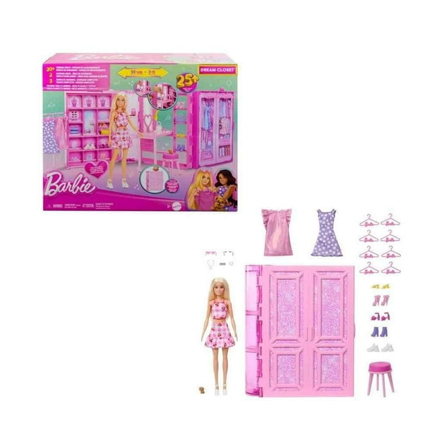 Set de Juego Barbie Fashion Beauty Clóset De los Sueños con - Main Image