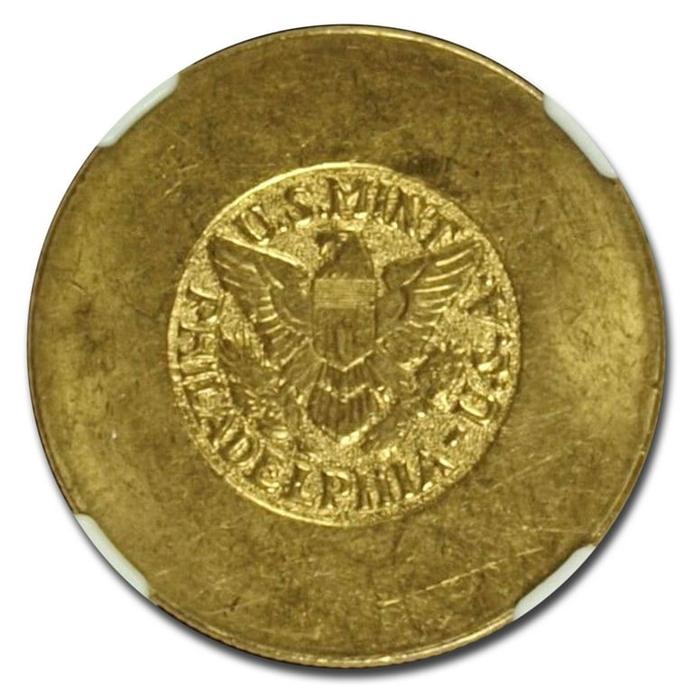 1945 Saudi Arabia Gold 4 Pound ARAMCO Philadelphia Mint MS-61 NGC