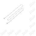 thumbnail image 3 of Sonducket Glasses Chain String Unique Beaded Decorative Jewelry Supplies Decoration Necklace Lightweight Durable  Accessories Eyewear plata 10piezas, 3 of 6