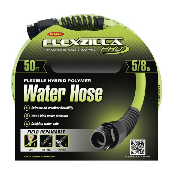 FLEXZILLA PRO 5/8" X 50' ZILLAGREEN WATER HOSE