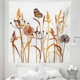 thumbnail image 1 of Butterfly Tapestry, Composition with Leaves and Winged Animal Spring Season Plant Blossom, Fabric Wall Hanging Decor for Bedroom Living Room Dorm, 5 Sizes, Orange Burgundy White, by Ambesonne, 1 of 1