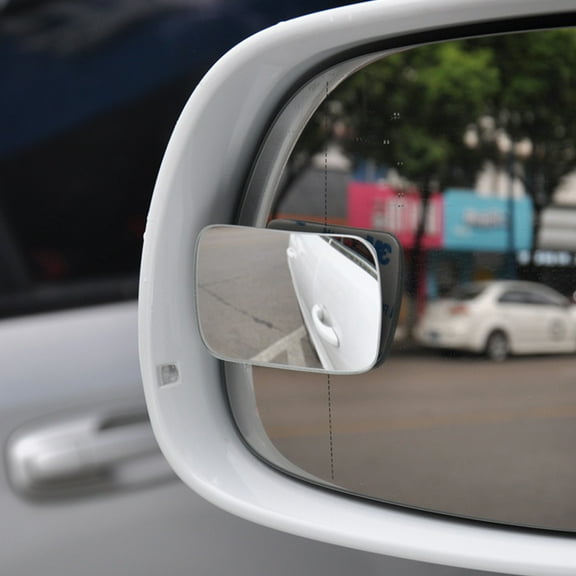 GOOHOCHY  Wide Angle Car Mirror Small Vehicle Rearview Automotive Blind Spot Mirrors