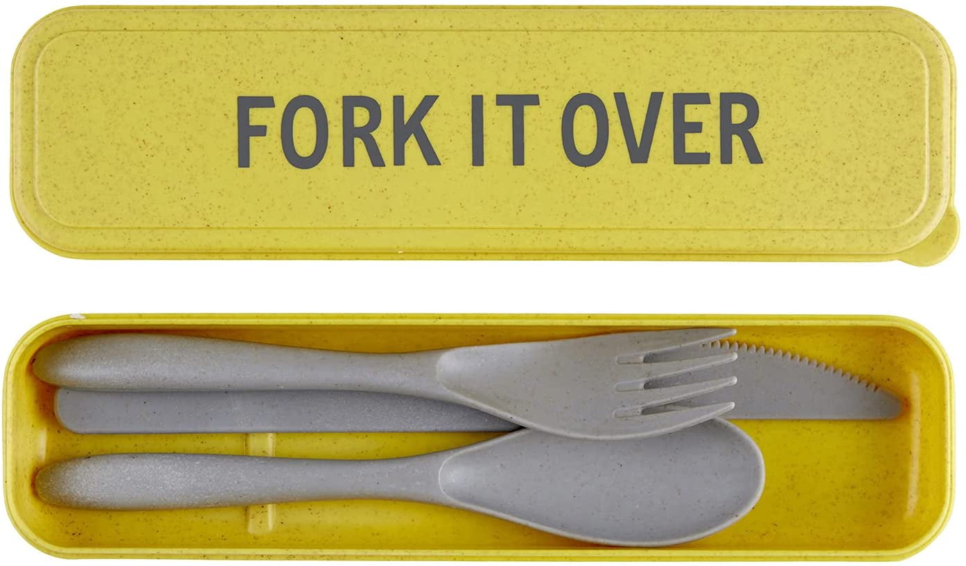 Fork It Over Reusable Cutlery Set with Storage Case