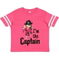 thumbnail image 3 of Inktastic I'm the Captain Pirate Girl Girls Toddler T-Shirt, 3 of 5