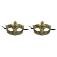 thumbnail image 1 of Qarigey Accesorios de media cara Personalidad antigua Masquerade Party Performance Dance Regalos para Halloween antiguo dorado Type1 NO1 Qarigey CBP372949, 1 of 6