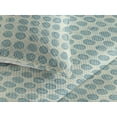thumbnail image 3 of Ambesonne Abstract Quilted Bedspread Set 3 Pcs, Sketchy Design Geometric, King, Cadet Blue and Pale Yellow, 3 of 4