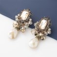 thumbnail image 3 of Pendientes de estilo cortesano Sonducket 2 uds colgante geométrico de cristal accesorios de joyería, 3 of 6