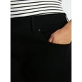 thumbnail image 4 of Terra & Sky Women's Plus Size Pull On High Rise Straight Leg Jeggings, 29" Inseam, Sizes 0X-4X, 4 of 5