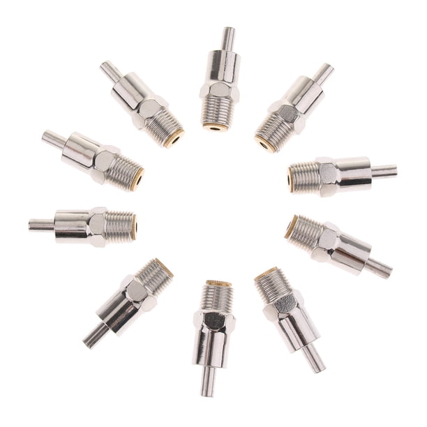 10 unids metal automático cerdo nipple bebedero bebedero bebedero tipo redondo Sunnimix Bebedero de niple de cerdo