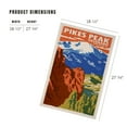 thumbnail image 5 of Lantern Press 1000 Piece Jigsaw Puzzle, Pikes Peak, Colorado, Woodblock, 5 of 5