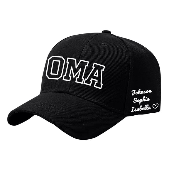 QASIEATN Relaxed Fit Baseball Caps for Women Diy Personalized Mother'S Day Birthday Custom Name Printed Baseball Cap Fall Fashion Accessories