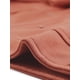 thumbnail image 5 of Chaqueta de motociclista recortada Allegra K S de gamuza sintética con muescas En el cuello y bolsillos Rojo Marrón, 5 of 6