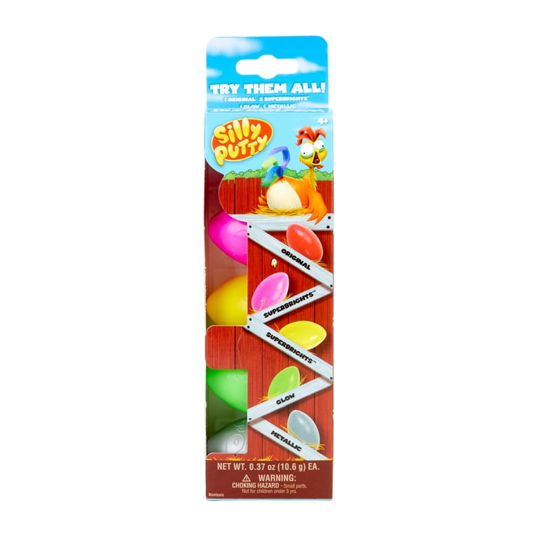 Crayola Silly Putty Value Pack Assorted Colors Fun Toys for Kids Party Favor 5 Count Walmart