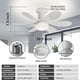 thumbnail image 5 of 30W/40W Remote Control E27 Ceiling Fan With Dimmable Night Light and Memory Function For Home Office Bedroom Dining, 5 of 5