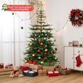 thumbnail image 4 of Topbuy 7 FT Artificial Pre-lit Christmas Tree Hinged Xmas Fir Tree with 1303 Branch Tips 500 Warm White LED Lights, 4 of 9