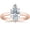 Rose Gold, variant on Houston Diamond District 1 to 5 Carat Lab Grown Solitaire Marquise Cut IGI CERTIFIED Diamond Engagement Ring (E-F Color VS2-SI1 Clarity) Platinum 1 Carat Size-4