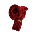 thumbnail image 2 of Mens Winter Warm Long Soft Scarf Plaid Tassel Scarf for Men Soft Classic Scarves，Ladies Christmas Solid Color Thick Warm Shawl Scarf, 2 of 3