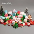 thumbnail image 3 of Árbol de decoración de Navidad, Terrario de jardín de hadas de Papá Noel, muñeco de nieve, alce, estatuilla en miniatura para el hogar, decoración de caja de Navidad de Año Nuevo, 3 of 4