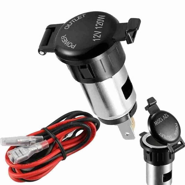 12V Car Truck Cigarette Socket Lighter Power Socket Plug for Charger Adapter Cable × 1-
