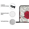 thumbnail image 5 of Oven Mitts and Pot Holders 4 Piece, Leaves Anemone Flowers Red Grey High Heat Slip Resistant Oven Mitt and Trivets Set Kitchen Oven Glove Pot Holders for Cooking Baking Grilling, 5 of 7