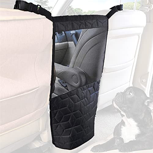 Car Dog Barrier Back Seat Pet Front For Between Seats Net With Adjustable Strap Clips Easy To Be Installed Suv Cars And Truc Com Seat Pet Barrier Front Dog, Buddy And Belle Car Seat Cover