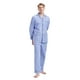 thumbnail image 1 of GLOBAL Conjuntos de Pijamas para Hombre, Ropa de Dormir de Franela 100% Algodón, Ropa de Dormir Superior E Inferior de Manga Larga, Celosía Azul Cielo M, 1 of 6