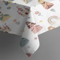 thumbnail image 3 of Rainbow Princess Carriage Pattern Rectangle Tablecloth 60"x84",Waterproof Polyester Rectangle Table Cloth, Wipeable Spillproof Polyester Tablecloth for Dining, Camping, Indoor and Outdoor, 3 of 5