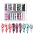 thumbnail image 3 of Xihbxyly Pegatinas para Decoración de Uñas, Calcomanías de Transferencia de Láminas de Colores, Diseño de Uñas de Fácil Aplicación, Mejoras Versátiles para Uñas Diy, Uso En Decoración de Uñas En Casa, 3 of 7