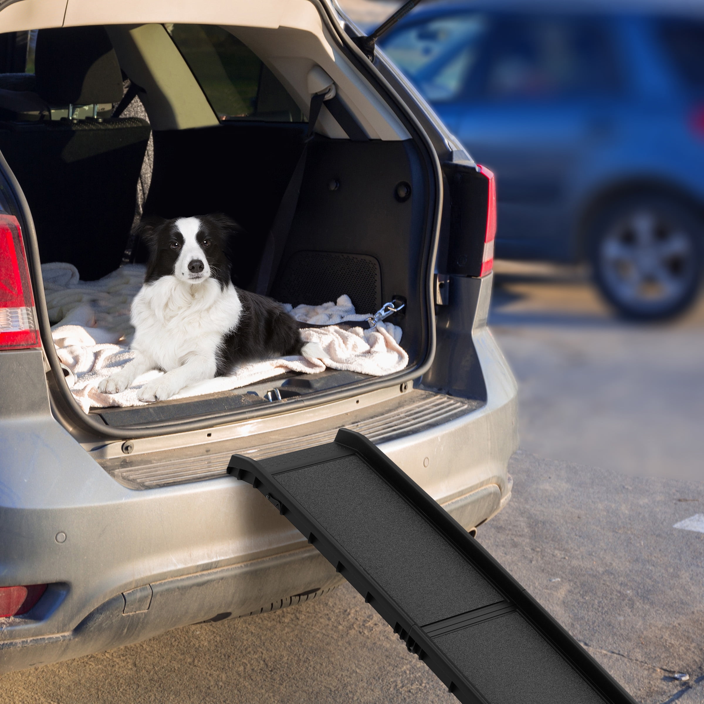 Dog Ramp For Car >> Bi Fold Pet Ramp Folding Portable Dog Ramp Lightweight With Safe Dog Ramp For Car >> Bi Fold Pet Ramp Folding Portable Dog Ramp Lightweight With Safe