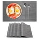 thumbnail image 1 of Set de 10 Manteles Individuales Bluelander, 45 x 30 cm, Gris, 1 of 5