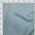 thumbnail image 2 of oneOone Silk Tabby Light Blue Fabric Robot Cartoon Sewing Material Print Fabric By The Yard 42 Inch Wide, 2 of 4