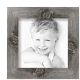 thumbnail image 2 of ArtToFrames 7" x 7" Winter White Barnwood 1.5 Inch Picture Frame, 7x7 inch Brown MDF Poster Frame (WOM-4661), 3 Pack, 2 of 7