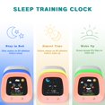 thumbnail image 3 of MINKUROW Kids Alarm Clock,Time to Wake Clock Toddlers Sleep Training Clock with Night Light Sound Machine Nap Timer,Cute Digital Clock for Kids Boy Girl,Pink, 3 of 7