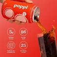 POPPI Sparkling Prebiotic Classic Cola Soda w/Gut Health & Immunity