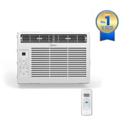 Midea 6,000 BTU 115V Window Air Conditioner with Comfort Sense Remote, up to 250 Sq. ft., White, MAW06R1WWT-T, New