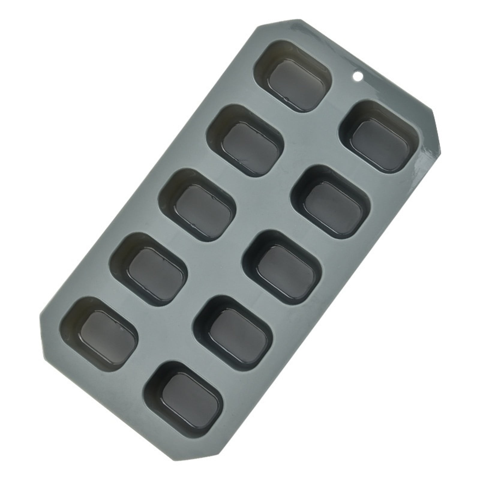 10 Cube Ice Tray For Freezer Silicone Fast Freezing Easy Release For Home Kitchen And Metal Ice Tub with Silicone Freezer Trays Sliced Ice Silicone Ice for Soup & Stock Silicone Freezer Tray Ice Trays