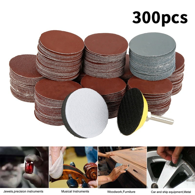 20pcs 3" Sanding Disc Sander Sandpaper 40-3000 Grit Polishing Cleaning Pad 