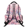 thumbnail image 2 of Pzuqiu Cherry Blossom Axolotl Schoolbag for Girls 17 Inch Lightweight Breathable School Bag for Kids Padded Straps Front Zipper Pocket 10-12 Years Old Primary,Middle High School, 2 of 7